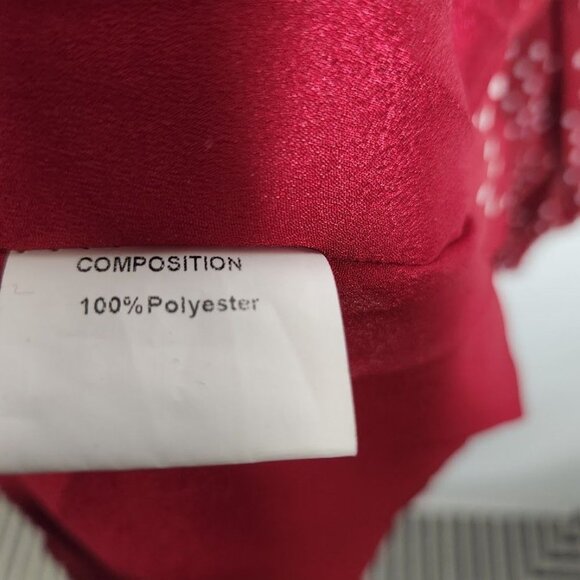 NWT Brickyard Buffalo Polka Dot‎ Ruffle Dress in Red Size Medium - Picture 7 of 7